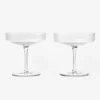 Ripple Champagne Coupe (Set Of 2) By Ferm Living