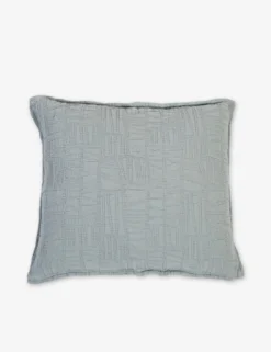 Harbour Cotton Matelassé Euro Sham By Pom Pom At Home