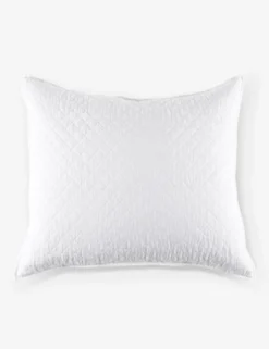 Hampton Quilted Sham By Pom Pom At Home -Home Product Store hampton white euro scaled