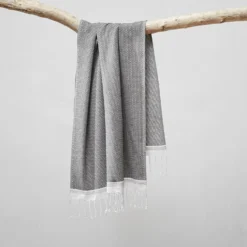 Mediterranean Guest Towel By Coyuchi -Home Product Store mediterranean towel shadow hanging