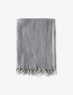 Montauk Linen Blanket By Pom Pom At Home -Home Product Store pom pom at home montauk blanket ocean 1 1 1564991625 9b6f2a87 7fe1 4ca2 bd3e 54286895661c